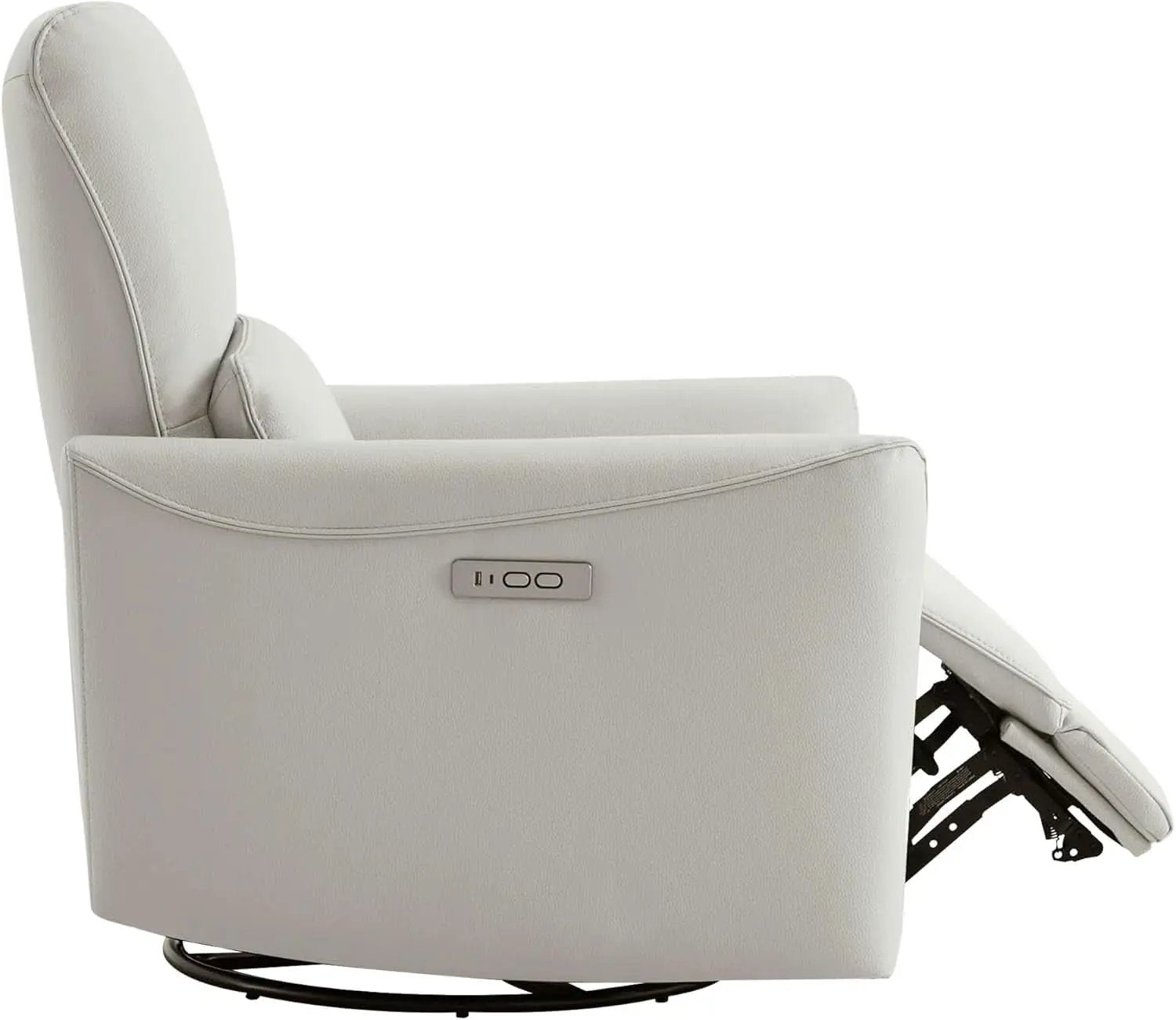 Cream Power Recliner Chair With USB Charging Lumbar Support from PriceLows™