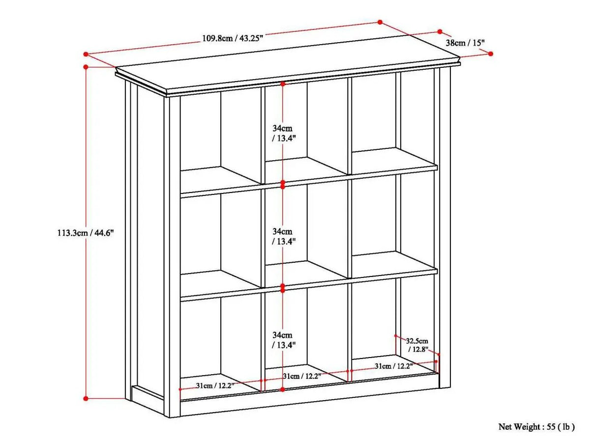 Artisan Cube Storage | Handcrafted Solid Wood | Glazed NC Lacquer Finish | Large Storage Cubbies