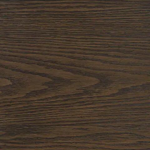 Radkin Two Drawer Nightstand | Charging | Burnished Brown | Lined Top Drawer