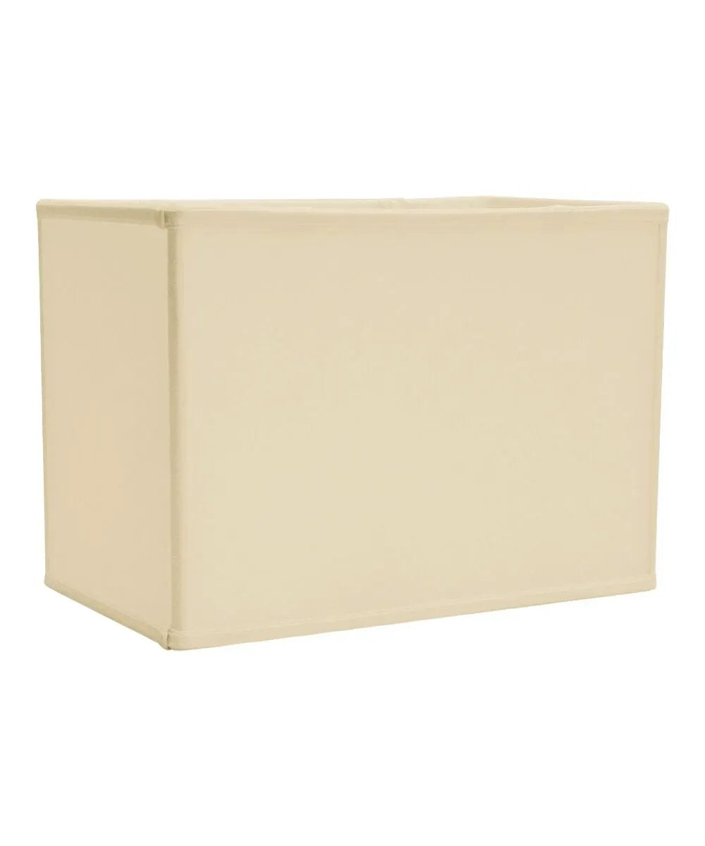 Rectangular Drum Lampshade | 10x16 Size | Softback Style | Eggshell Linen