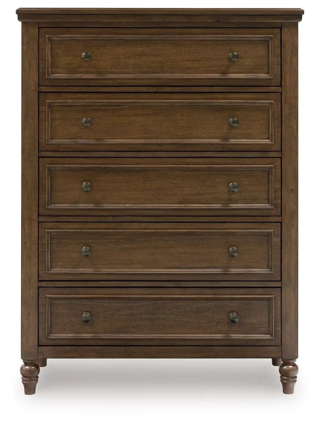 Sturlayne Five Drawer Chest | 40 x 18 x 54 in | Mdf | Brown