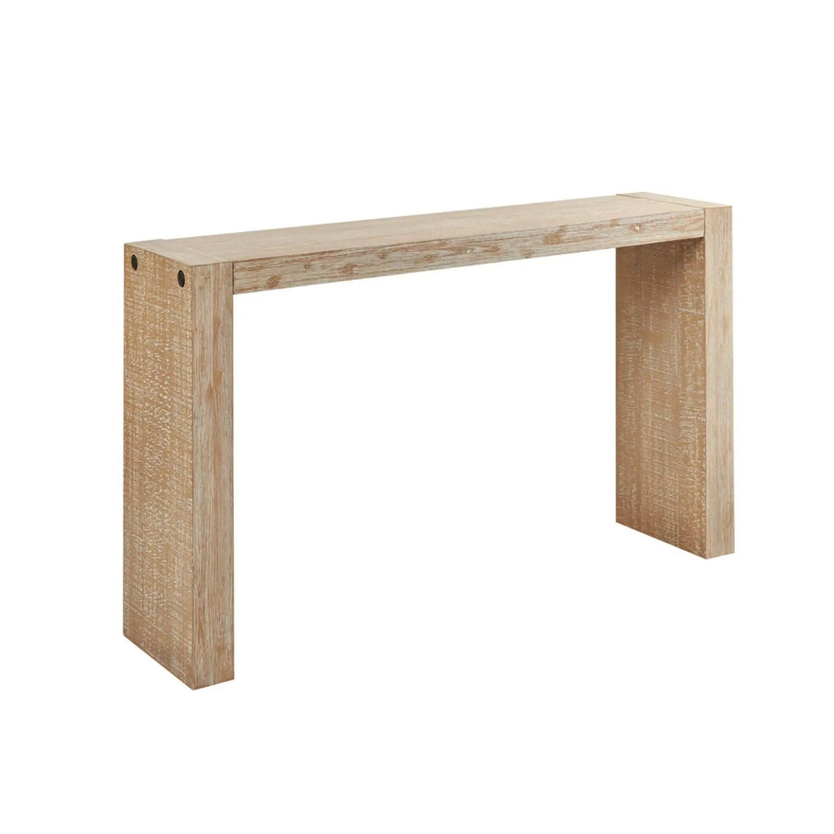 Modern Console Table | 54 Inch Width | Solid Wood Construction | Clean-Lined Design
