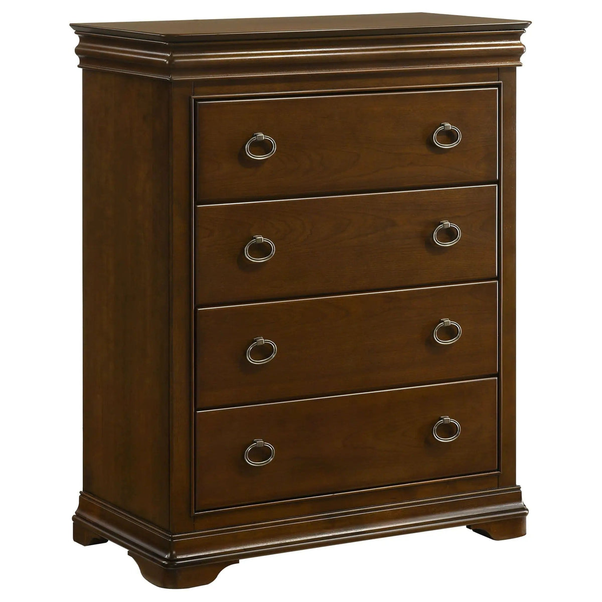 Garland 4-drawer Bedroom Chest of Drawers Brown | 40 x 18.75 x 49.75 in | Cedar | Cherry