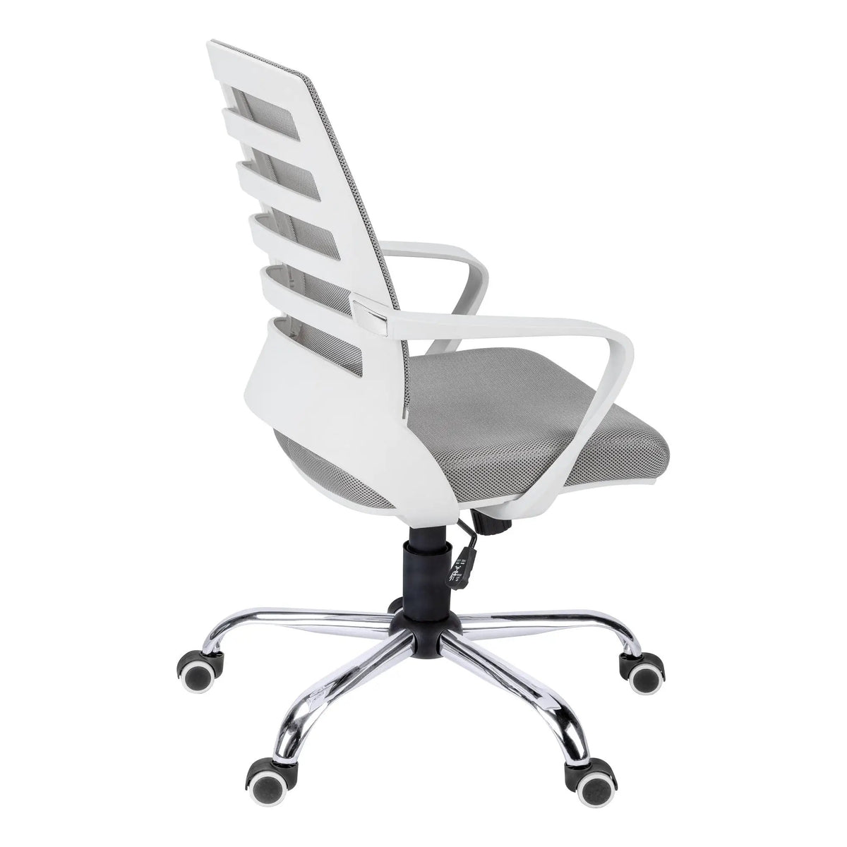 Ladder-Back Office Chair | Mid-Back Ergonomic Design | Adjustable Height | Armrests