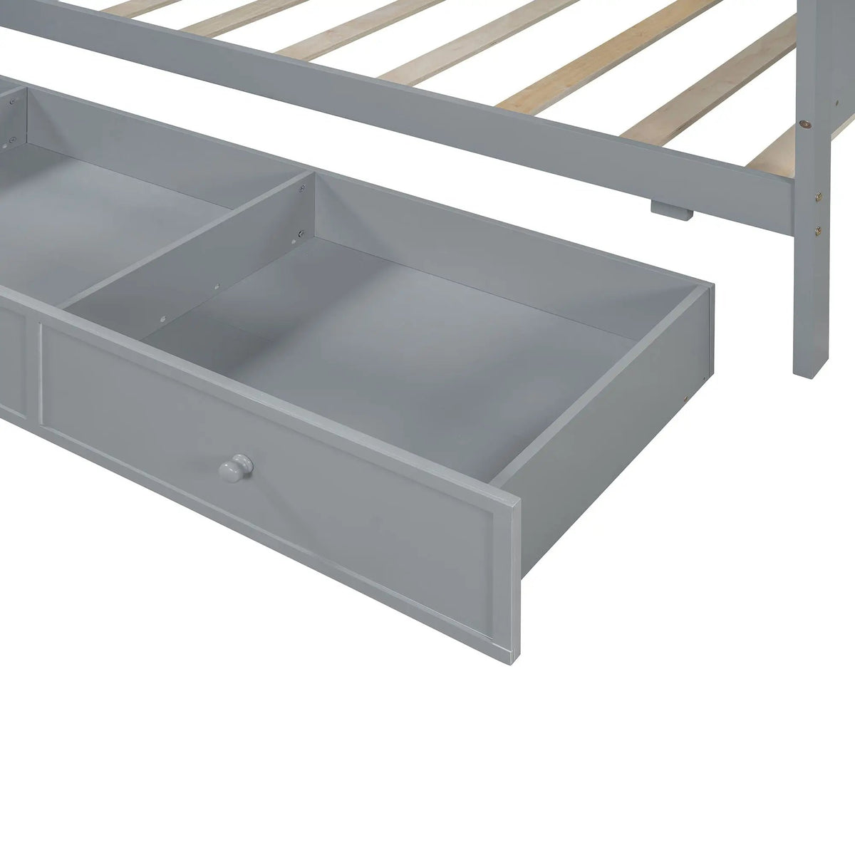 Pine Wood Daybed | 3 Drawers | USB Ports | Built-In Desk