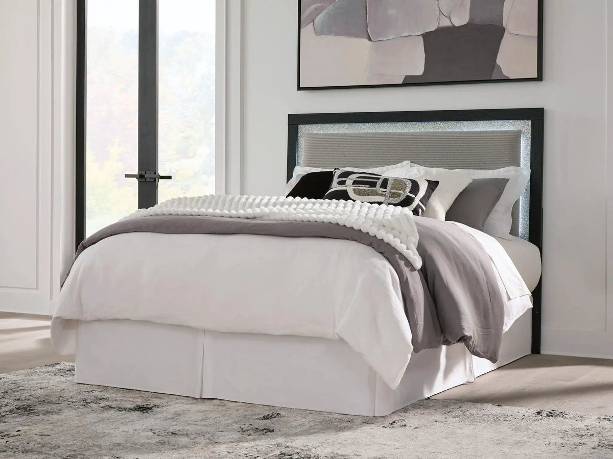 Maeling Upholstered Panel Headboard | Modern Glam Style | Crisp Matte Finish | 52.76 Inch Height