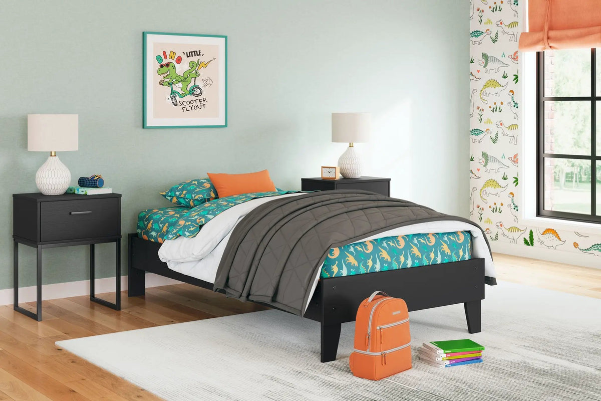 Socalle Platform Bed | Space-Saving Design | Clean-Lined Profile | Contemporary Style