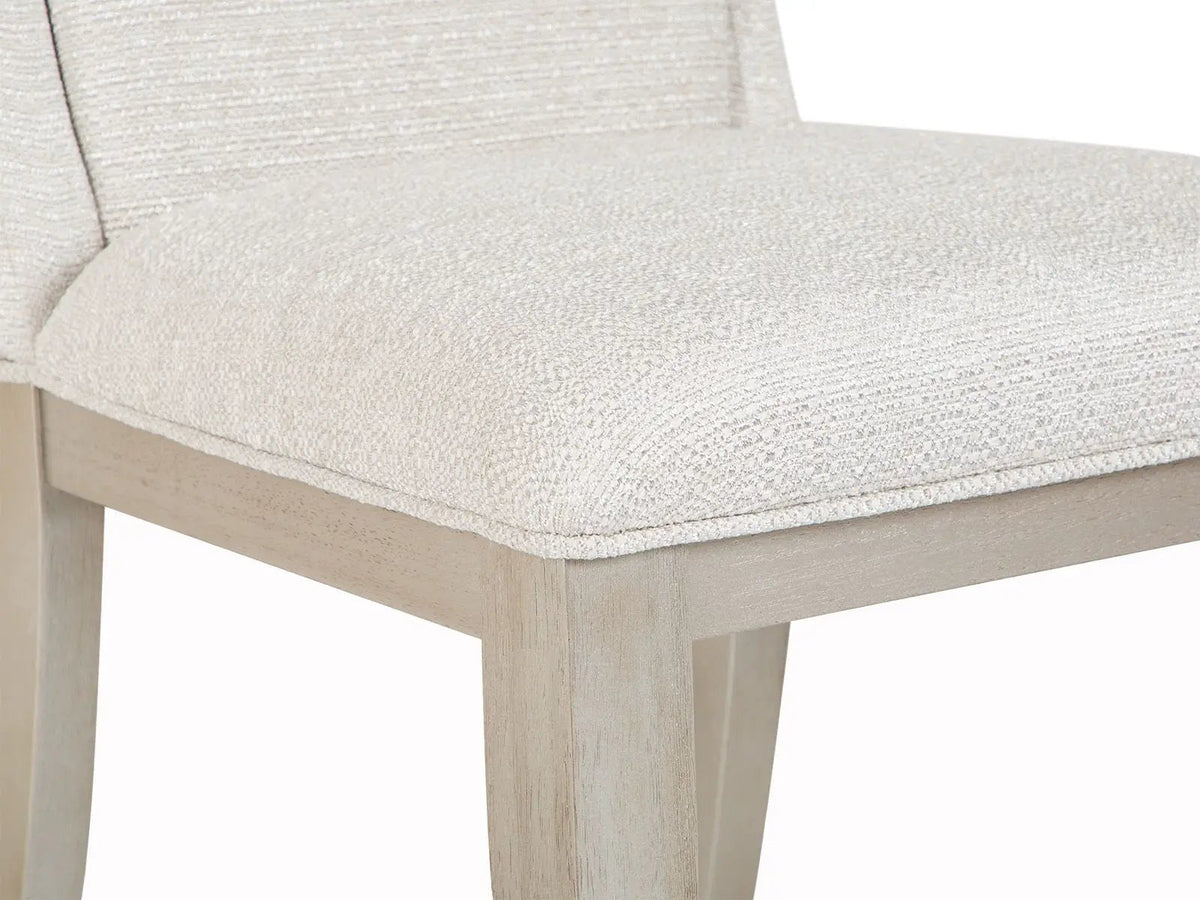 Lenox Host Side Chairs | Set Of 2 | Acadia White | Cathedral White Oak Veneer