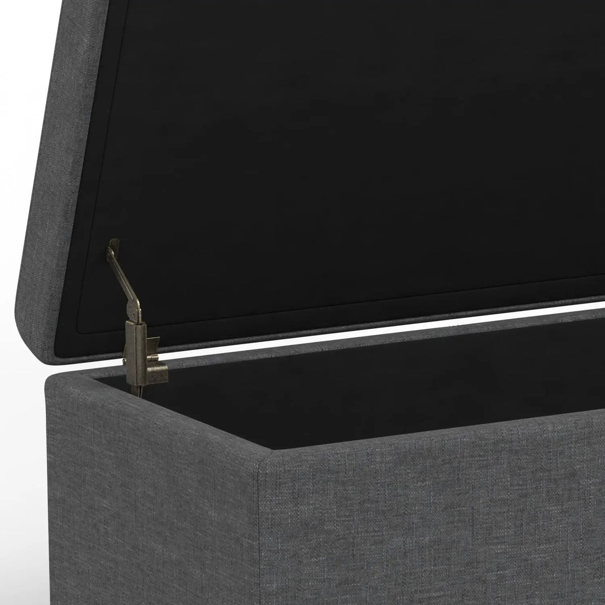 Storage Ottoman Bench | Solid Wood Frame | High Density Foam