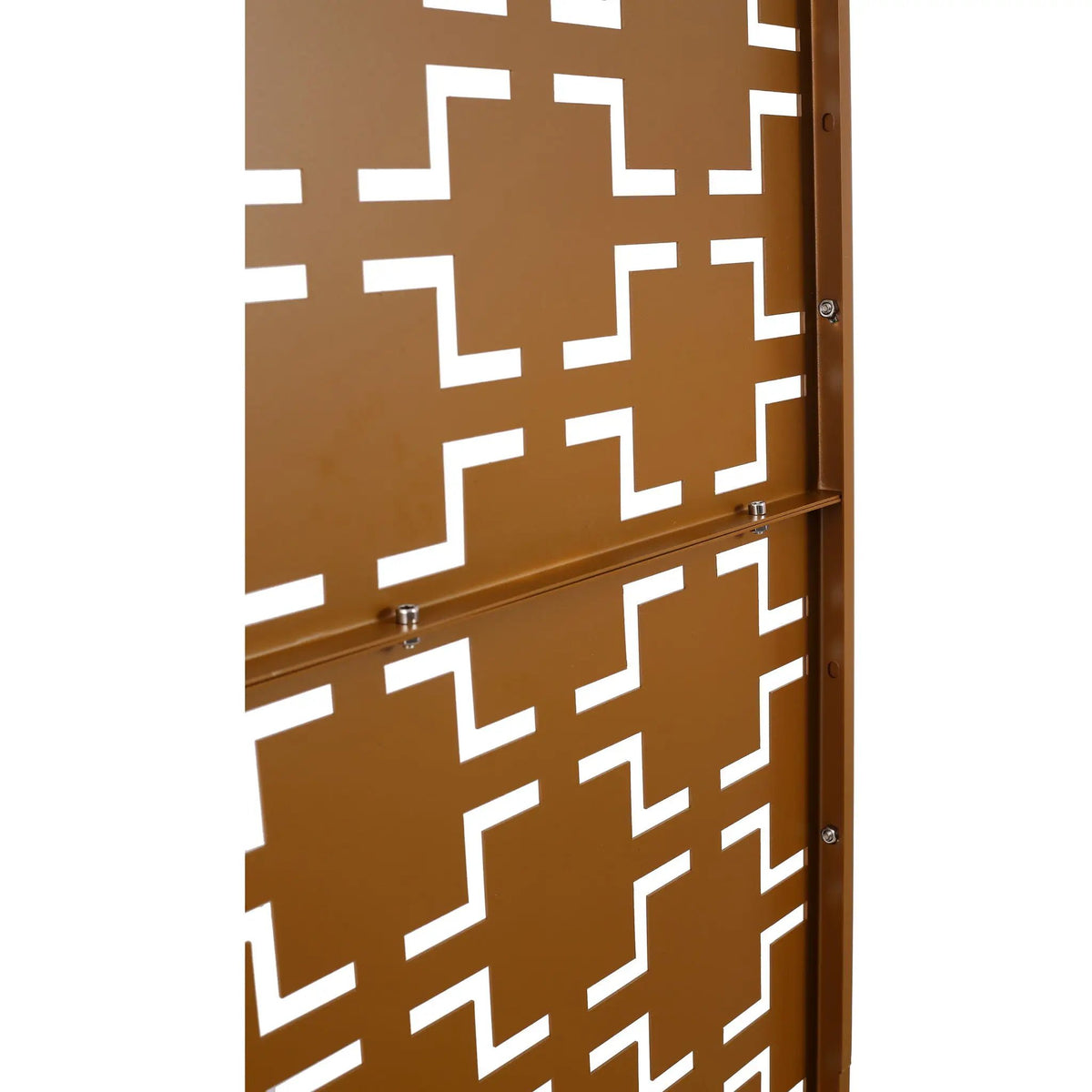 Metal Privacy Screen | Freestanding Divider | Rust Resistant