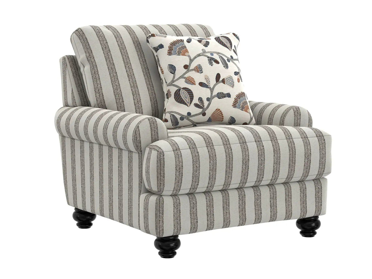 Marley Chair | 41 x 44 x 41 in | Polyester & Fabric | Mocha