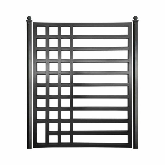 5FT Heavy-Duty Kyiv-Style Powder-Coated Galvanized Steel Pedestrian Gate | 5 ft | Steel | Driveway Gate