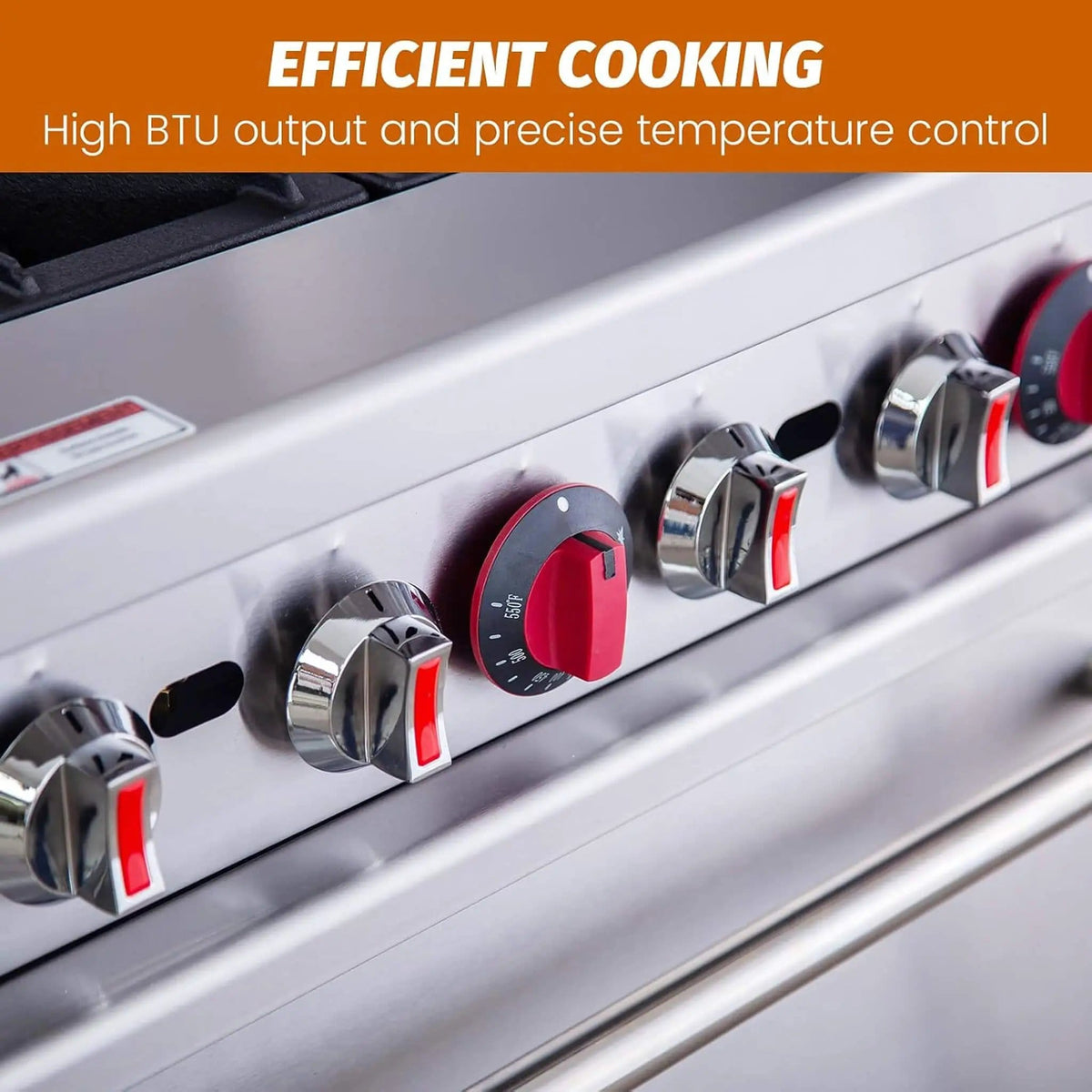 60 Inch Commercial 6 Burner 276K BTU Gas Range With Dual Ovens, Griddle And | 60 Inch | 6-Burner | Home