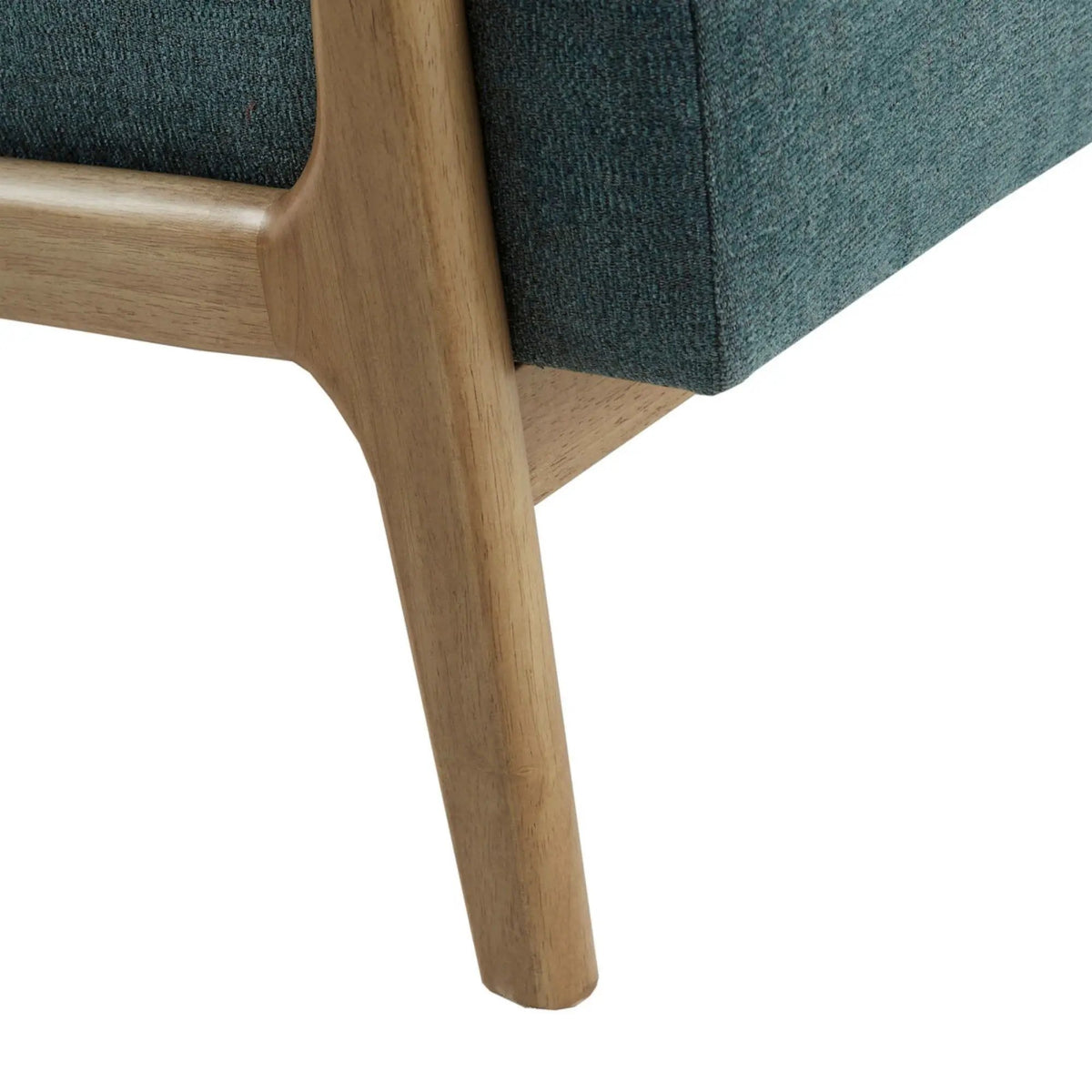Mid Century Lounge Chair | Solid Wood Frame | High Density Foam | Elm Finish