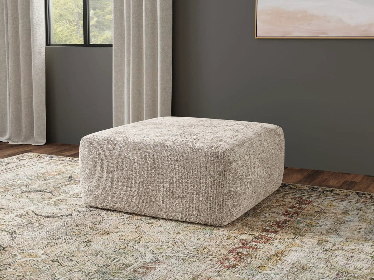 Jaden Cocktail Ottoman | 2 Pieces | Chenille & Fabric | Living Room