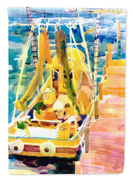 Shrimp Boats Garden Flag Mailbox Decorative Yard Banner Outside Patio Artwork for Flower Beds, Garden Size, Multicolor from PriceLows™