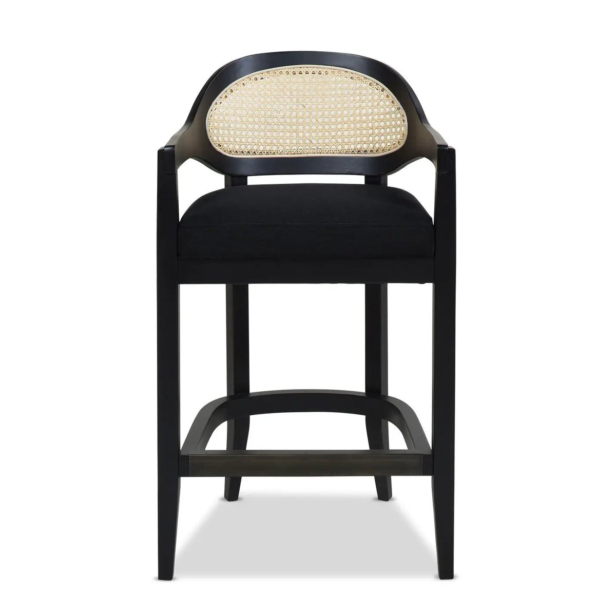 Americana Counter Stool | Mid-Century Modern | Cane Back | Kiln-Dried Wood Frame