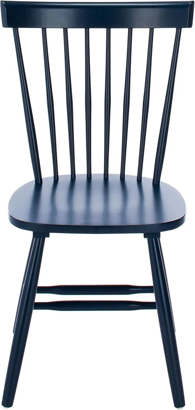 Navy Blue Windsor Spindle Solid Wood Dining Chair Set Of 2 from PriceLows™