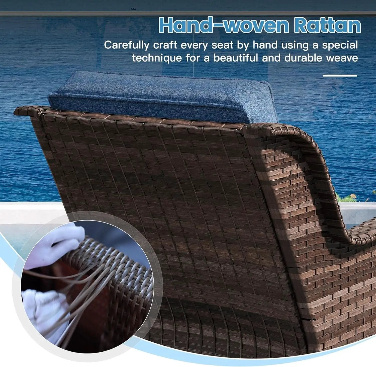 Outdoor Patio Furniture Set with Fire Pit Table from PriceLows™