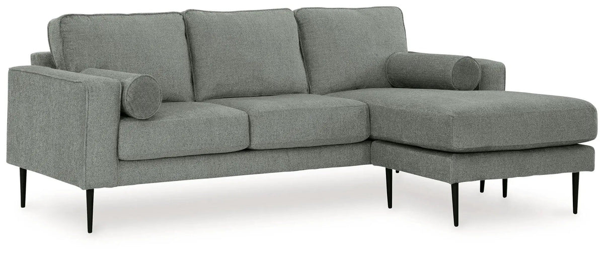 Hazela Sofa Chaise | 85 x 58 x 36 in | Metal | Charcoal