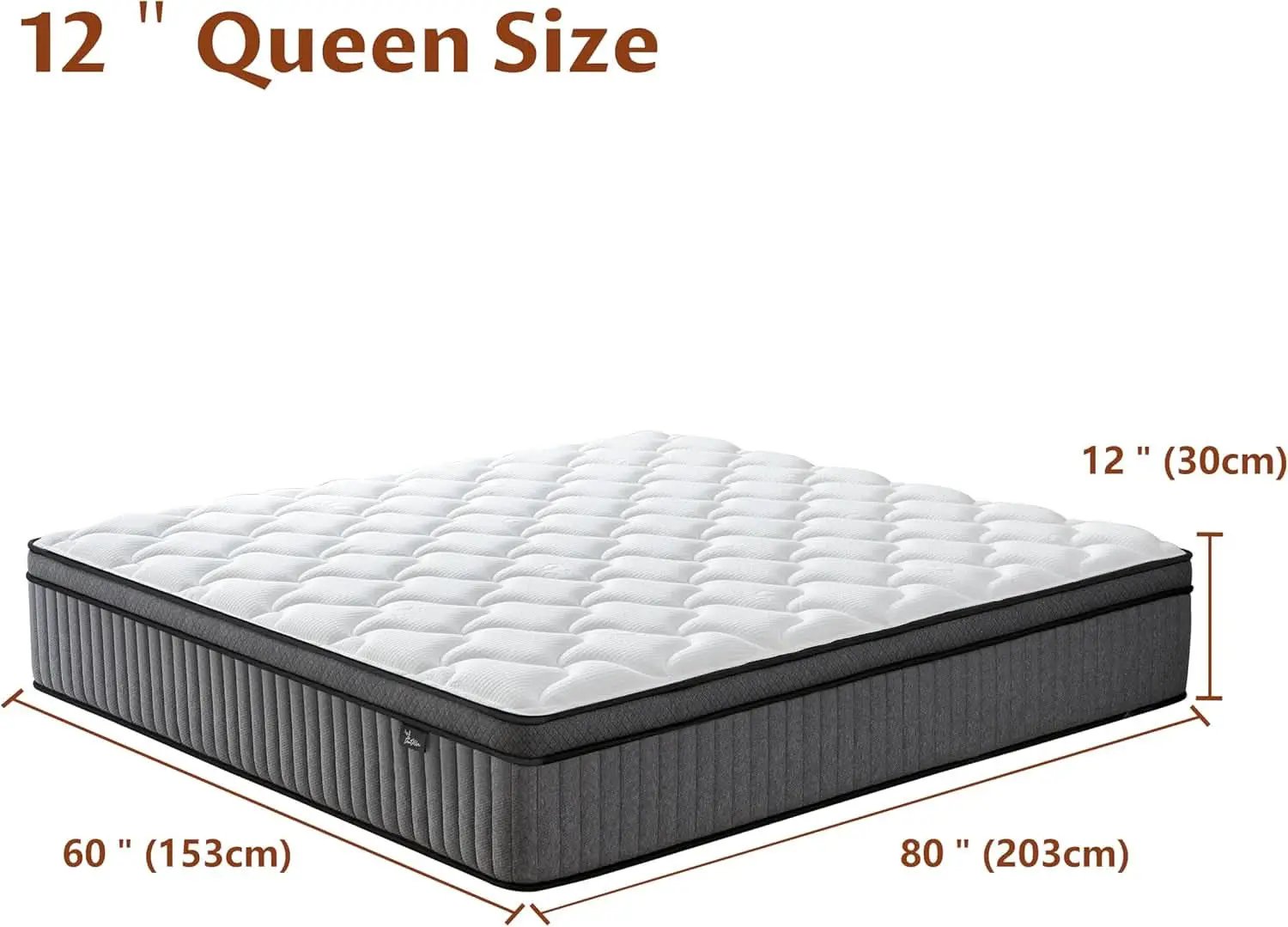 12 Inch Ultra Hybrid Cooling Gel Memory Foam Mattress from PriceLows™