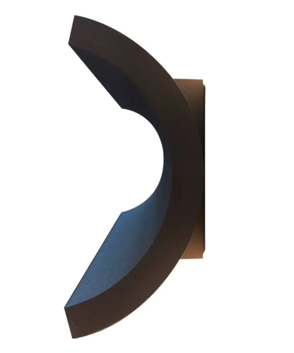 LED Outdoor Wall Sconce | 2 Light | Solid Aluminum | Bronze 5 Inch Height