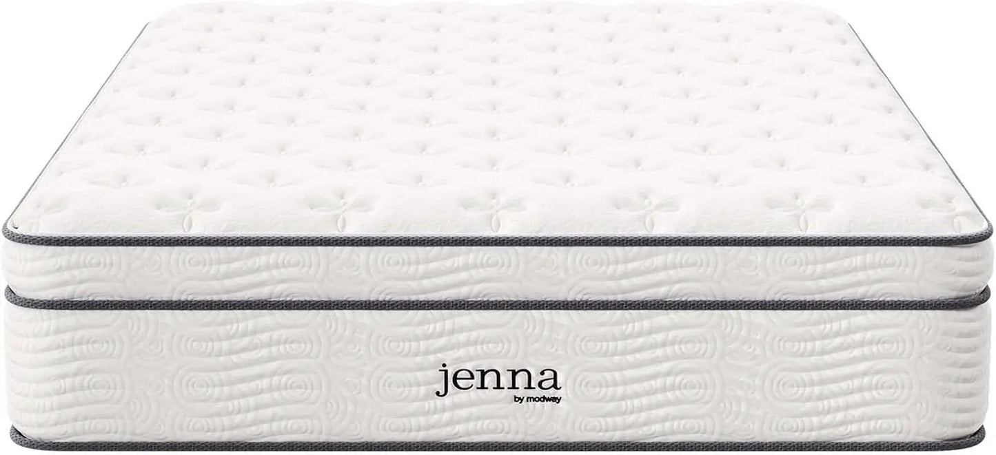 Queen Hybrid Mattress 14 Inch Memory Foam Wrapped Coils from PriceLows™