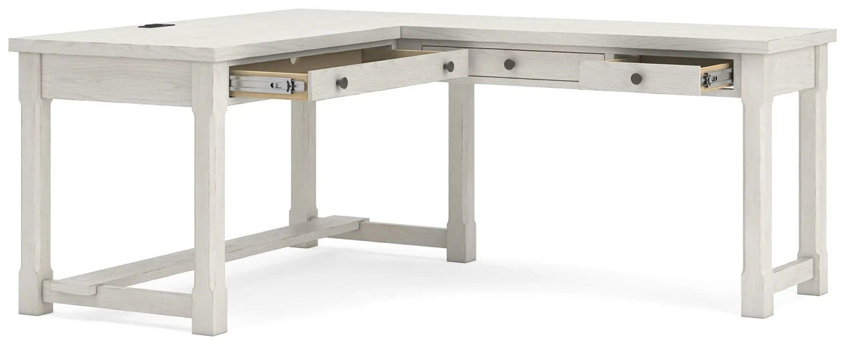 Robbinsdale Home Office Desk | 2 Pieces | Wood | Home Office