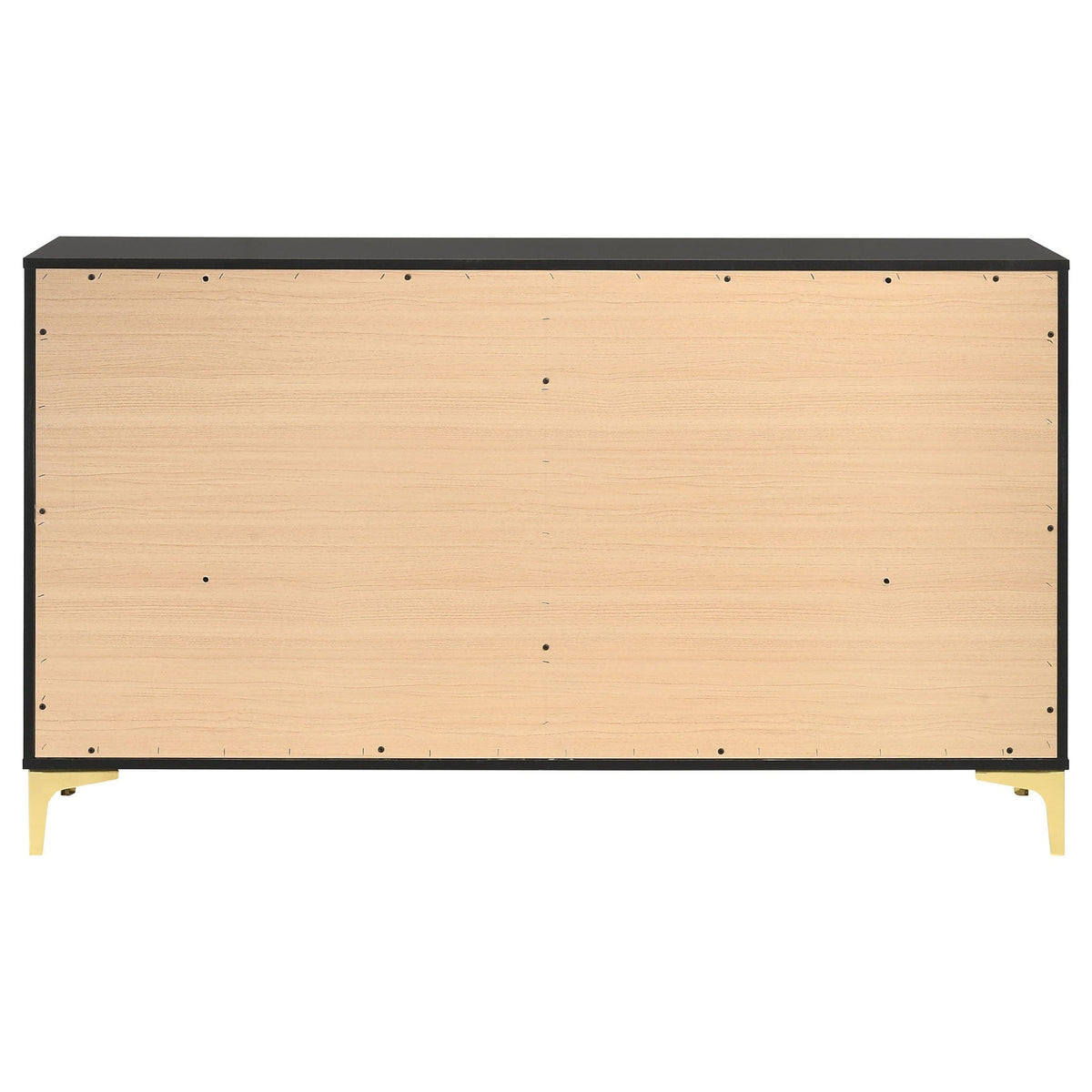 Kendall 6-drawer Dresser | 58.5 x 15.75 x 34.25 in | 6-Drawer | Black