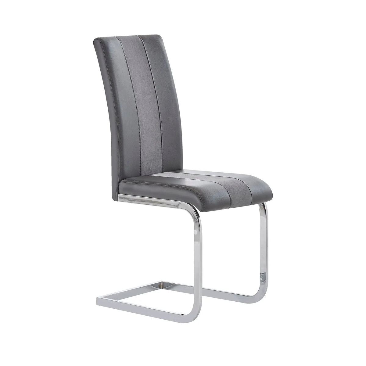 Altis Dining Chairs | Set Of 4 | C-Style Metal Legs | Padded Seats