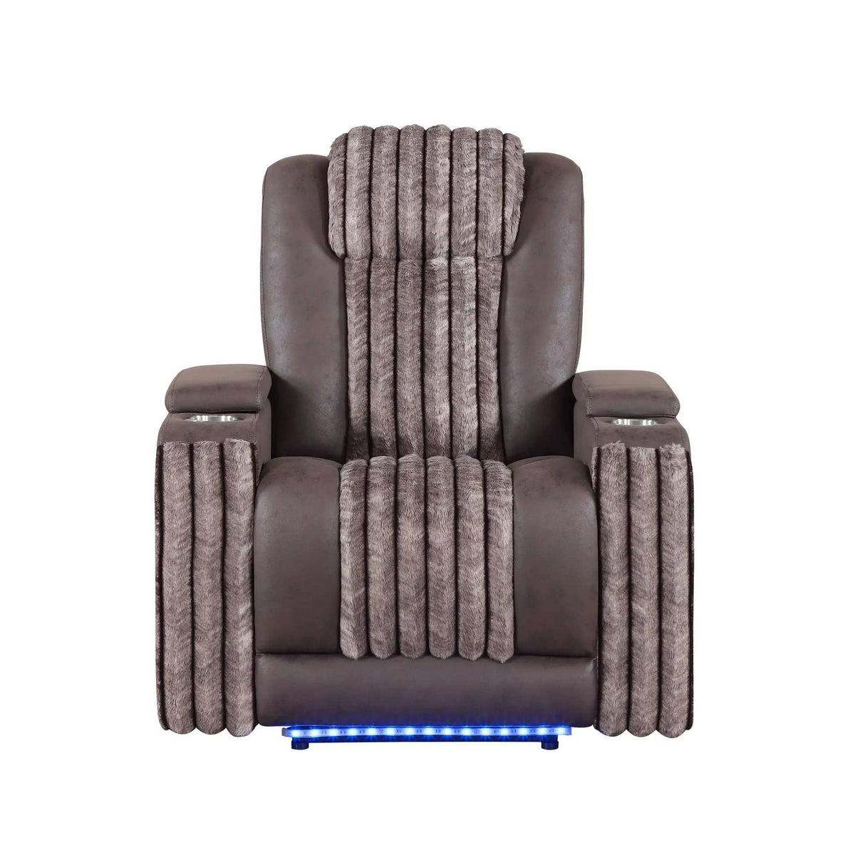 Duran Power Recliner With Power Headrest Reclining Chair | 3 Pieces | Wood | Living Room