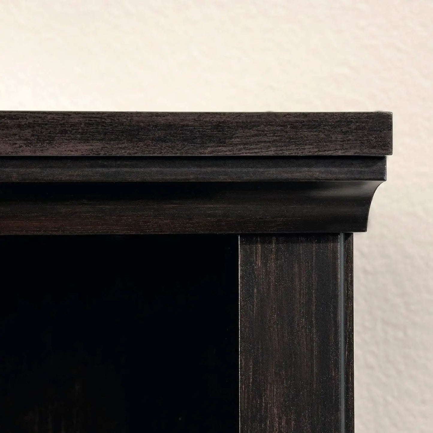 Three Tier Wooden Book Shelf Estate Black with Adjustable Shelves Multipurpose Bookshelf for Home Office And Living Room from PriceLows™