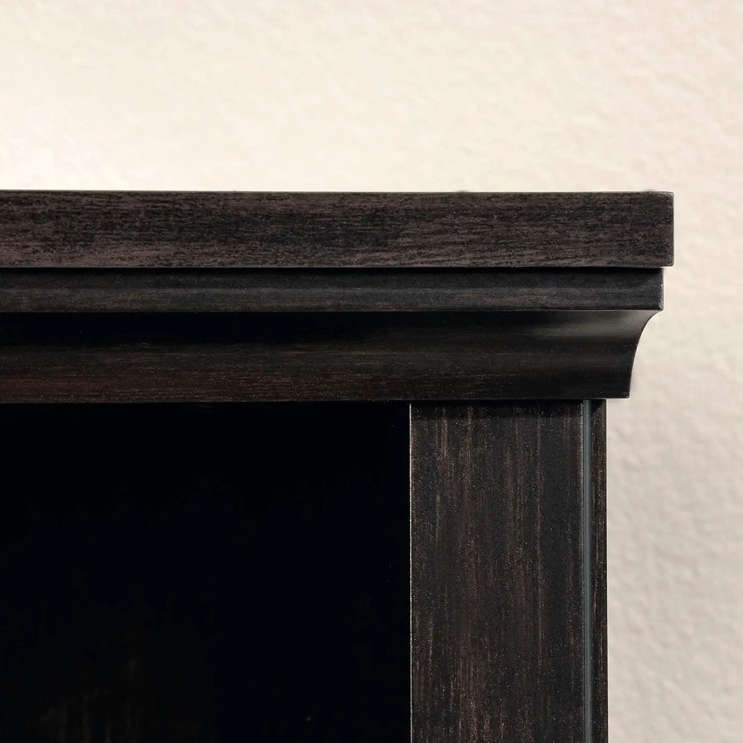 Three Tier Wooden Book Shelf Estate Black with Adjustable Shelves Multipurpose Bookshelf for Home Office And Living Room from PriceLows™