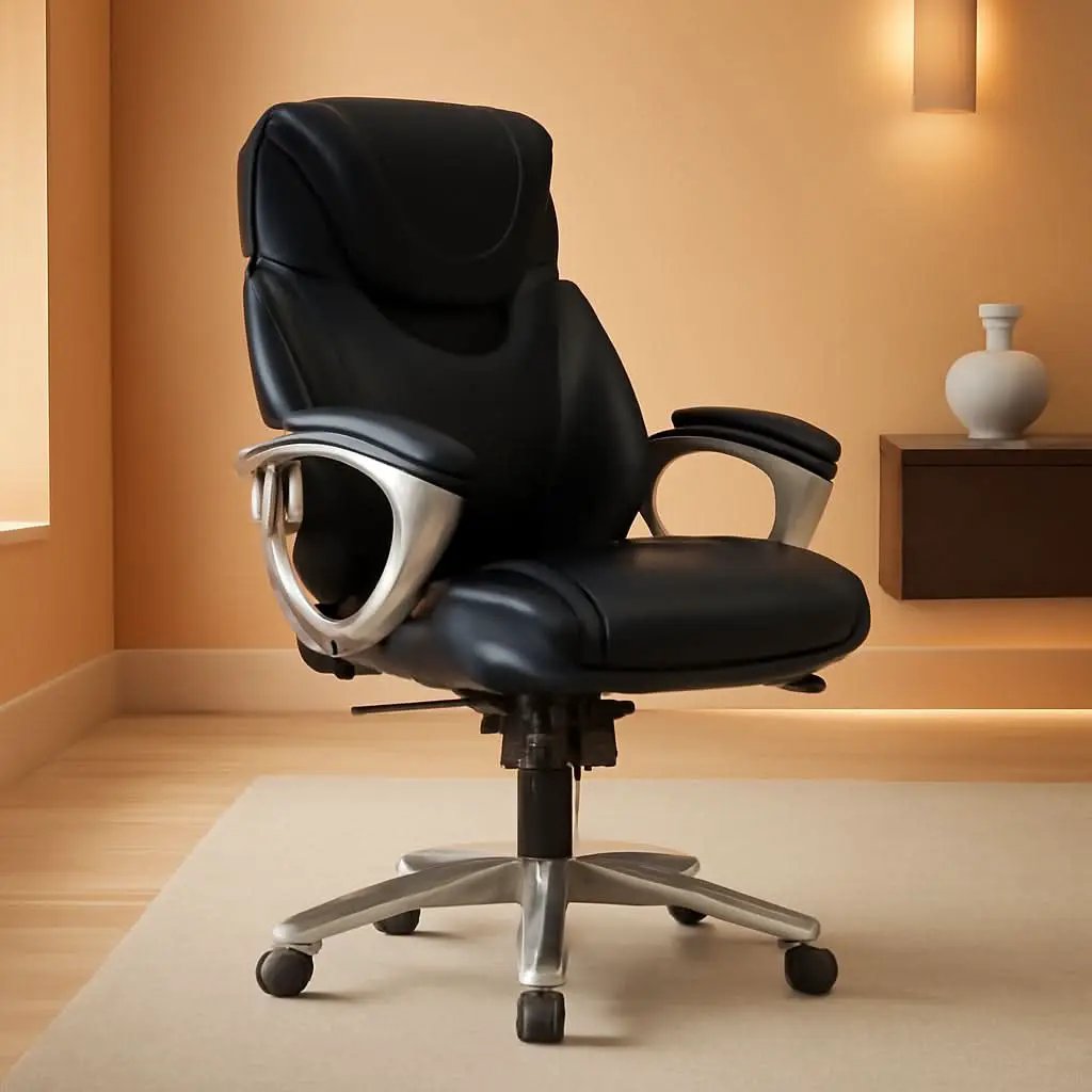 Ergonomic Executive Chair Bonded Leather With Air Lumbar from PriceLows™