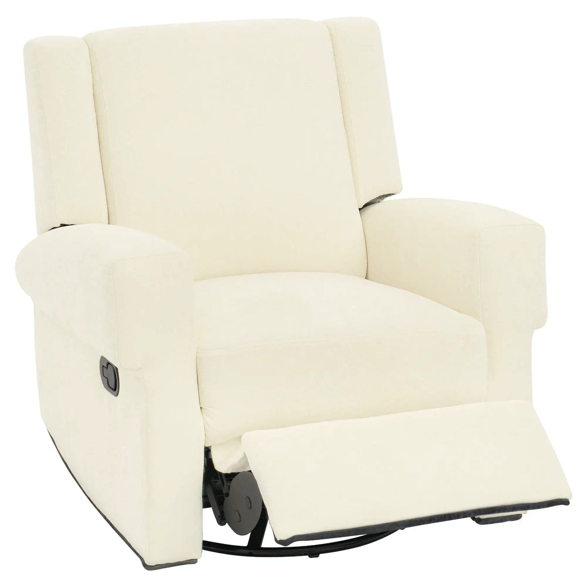 Manual Recliner Chair With Swivel Rocker Function, Dual Recline Angles | 2 Pieces | Iron & Plywood | Living Room
