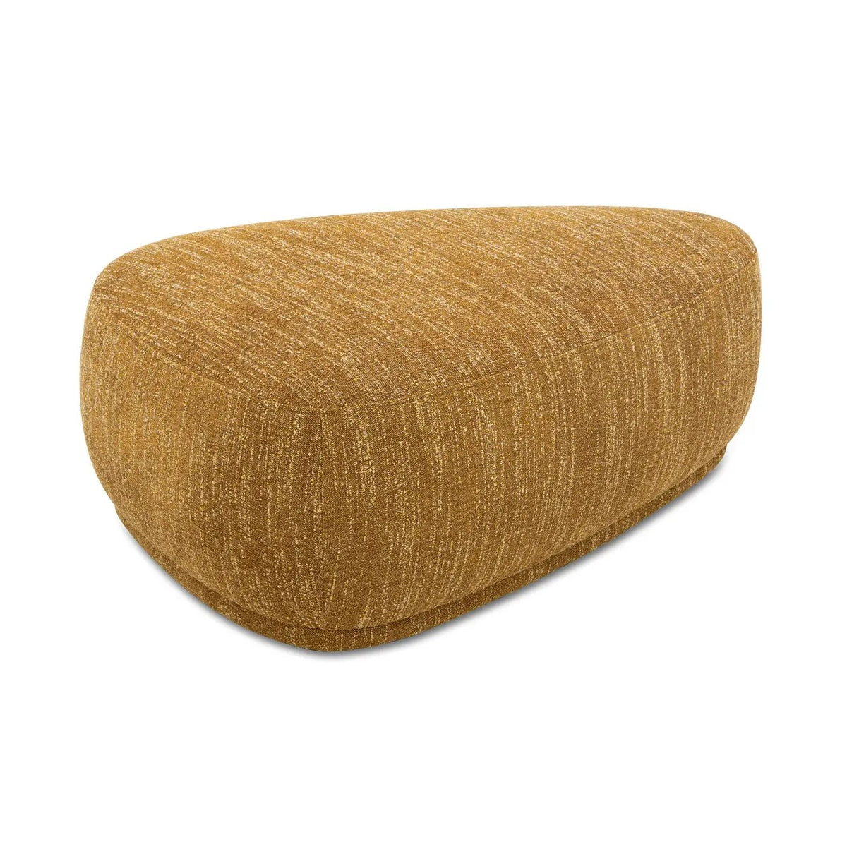 Pebble Cocktail Ottoman | Rounded Triangle Shape | 11-Layer Plywood Frame | Inner Webbing Seating