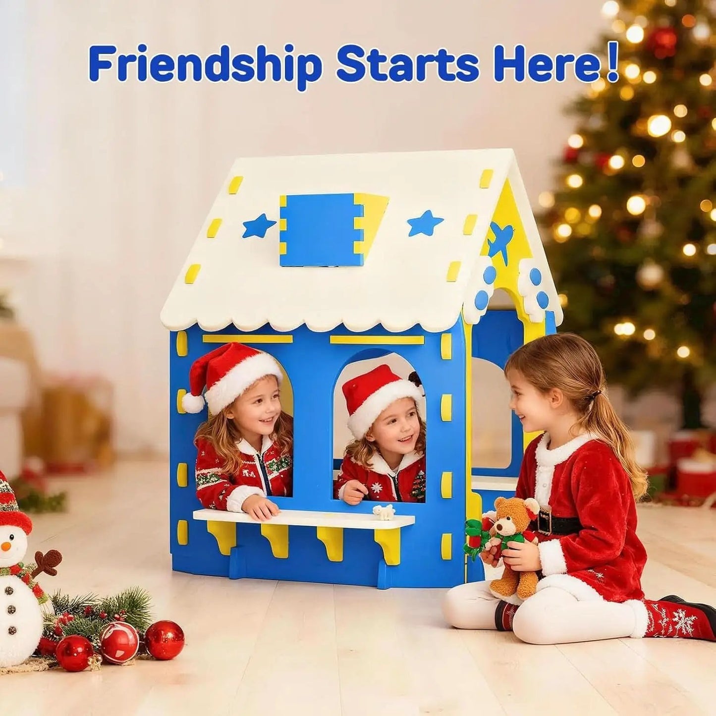 EVA Kids Indoor Playhouse Colorful Educational Fort from PriceLows™