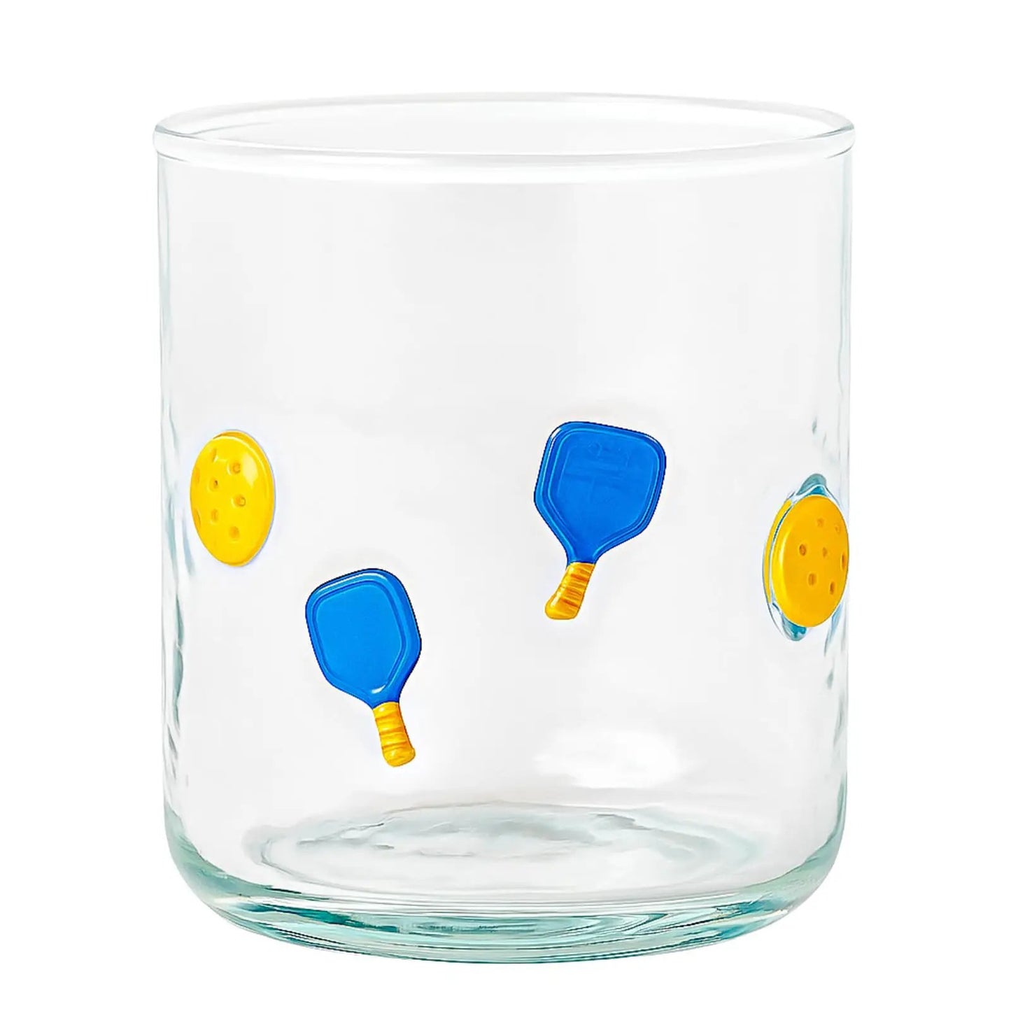 Khen Set of 2 Pickleball Paddle Icon Juice Glass Athletic Sports Cup 14.8oz from PriceLows™