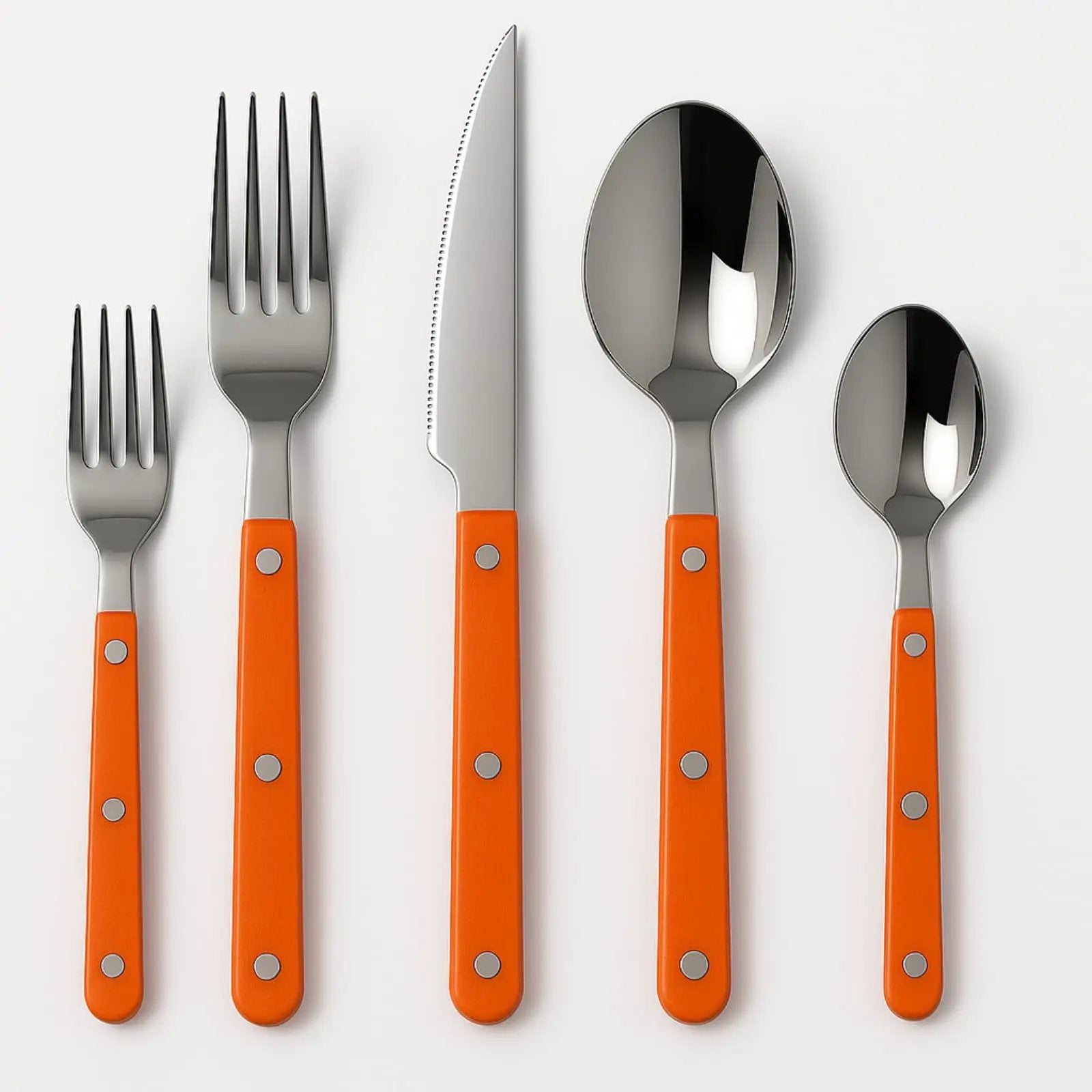 Khen 20-Piece Cutlery Set with Dinner Knives, Forks, Spoons, Salad Forks & Teaspoons from PriceLows™