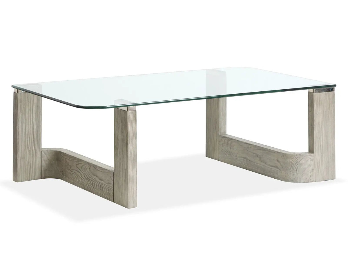 Bartlett Rectangular End Table | Smokey Pine Finish | Modern Contemporary Style | 26 Inch Width