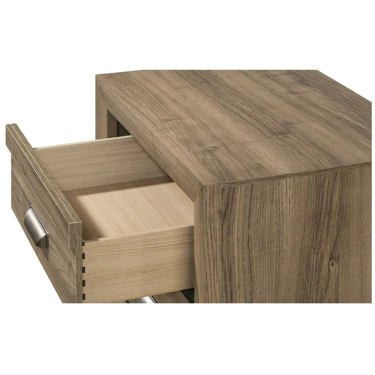 6 Drawers Storage Dresser, Bedroom Furniture Light | 57.8 x 15.9 x 37.8 in | Metal & Wood | Brown