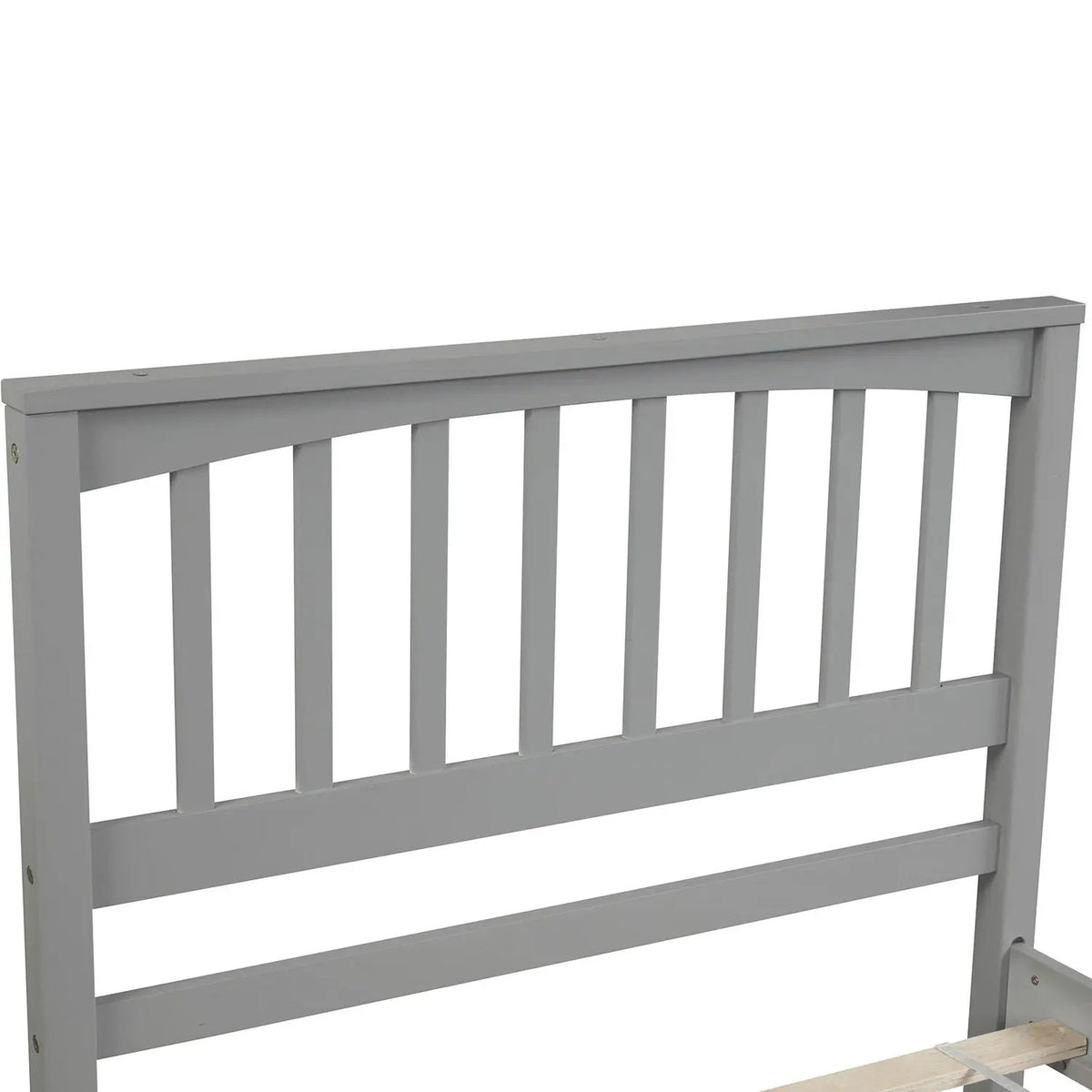 Wood Platform Bed | Headboard And Footboard | Classic Bed Frame | 41.1 Inch Height