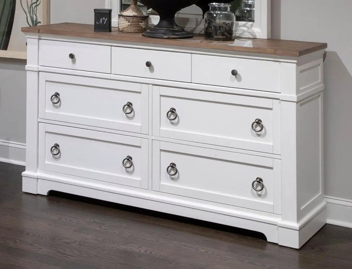 Kingston Drawer Dresser | 2 Pieces | Bedroom Furniture | Bedroom