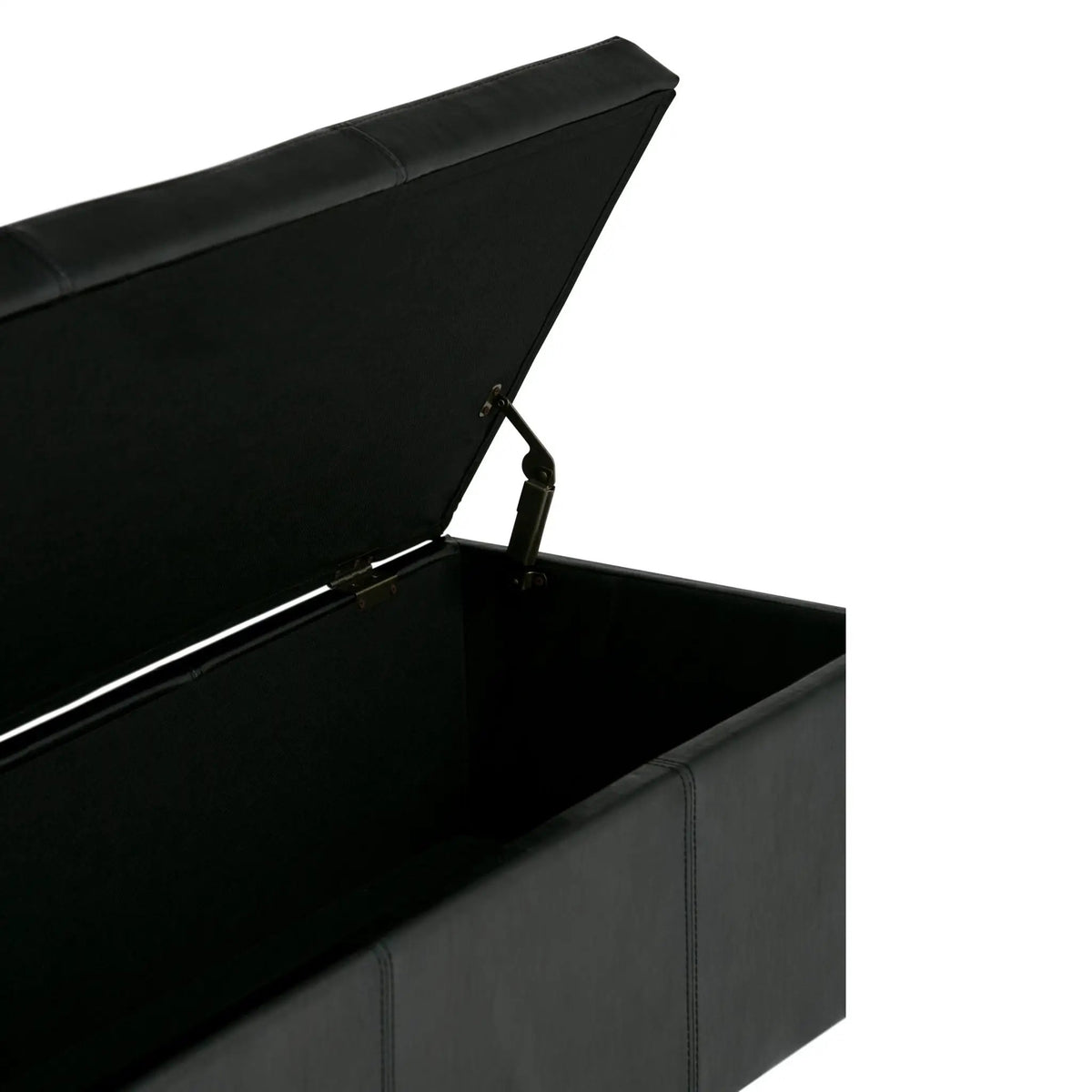 Storage Ottoman Bench | Solid Wood Frame | High Density Foam