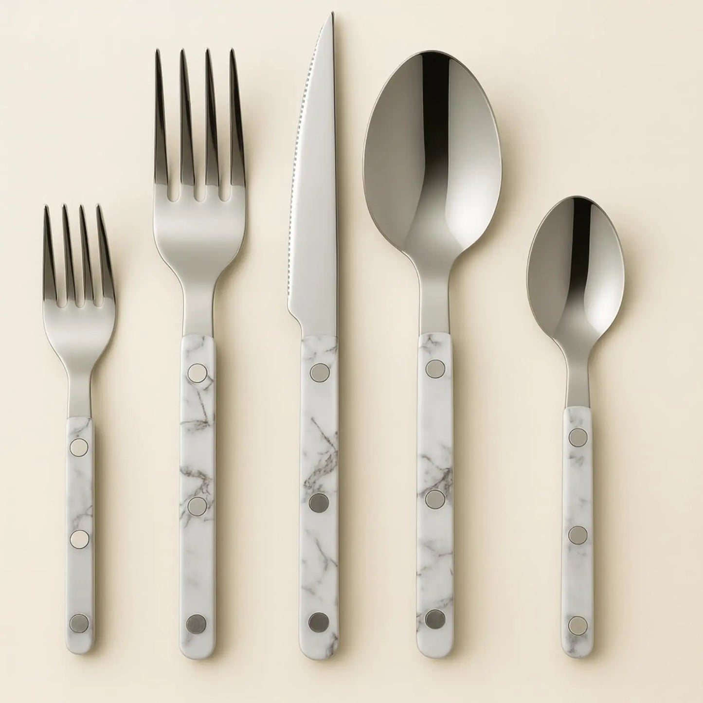 Khen 20-Piece Cutlery Set – Includes Dinner Knives, Forks, Spoons from PriceLows™