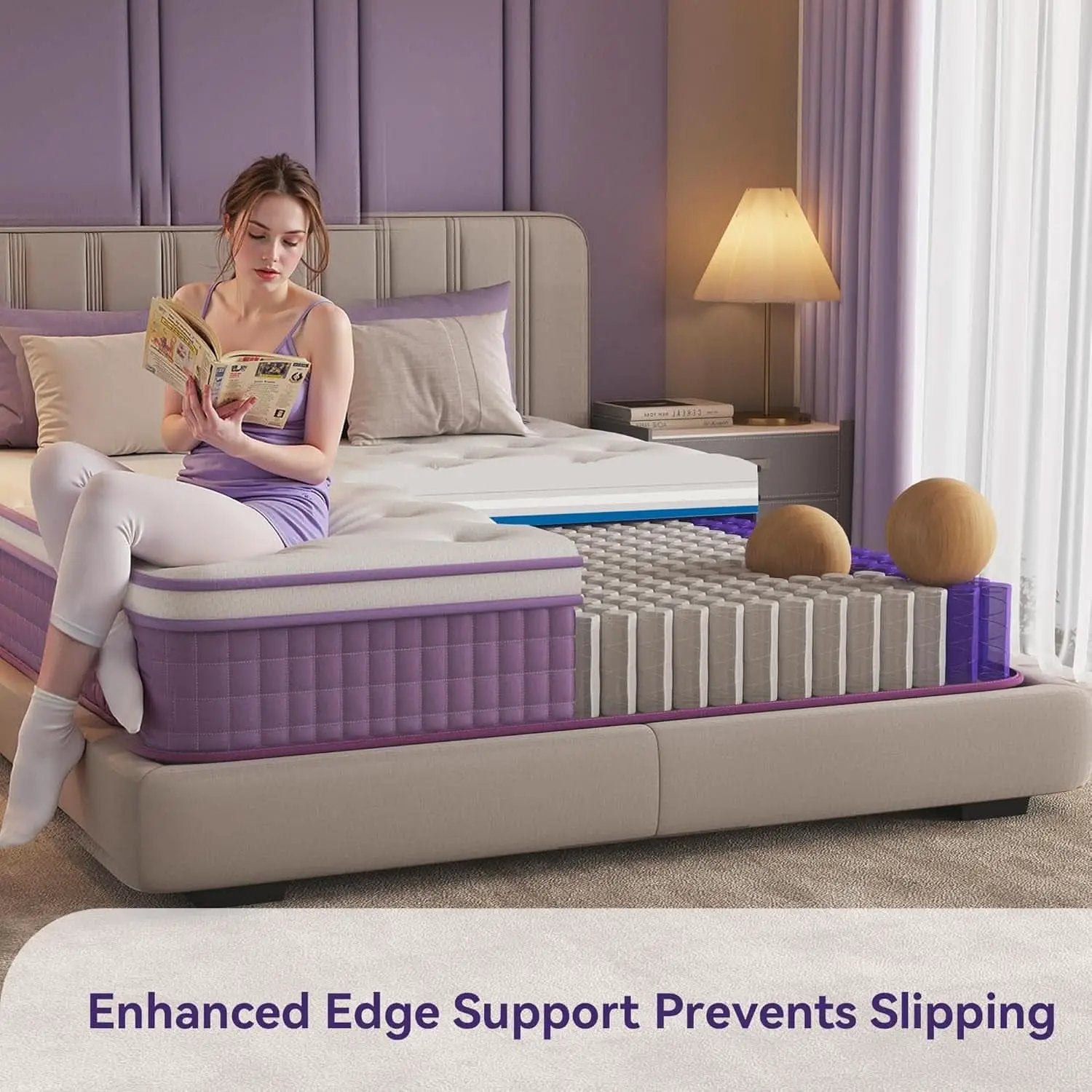 Queen Hybrid Gel Memory Foam Mattress In Box CertipurUS from PriceLows™