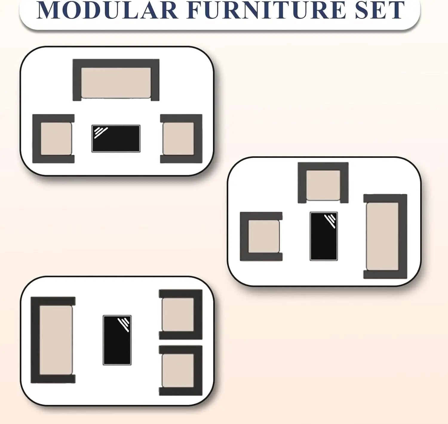 Stylish Four Piece Outdoor Rattan Patio Furniture Set from PriceLows™