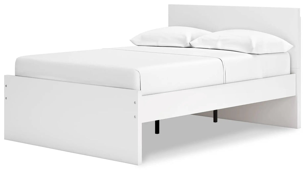 Onita Panel Platform Bed | Minimal Design | Ultra-Clean Lines | Easy-Elegant Solid Finish