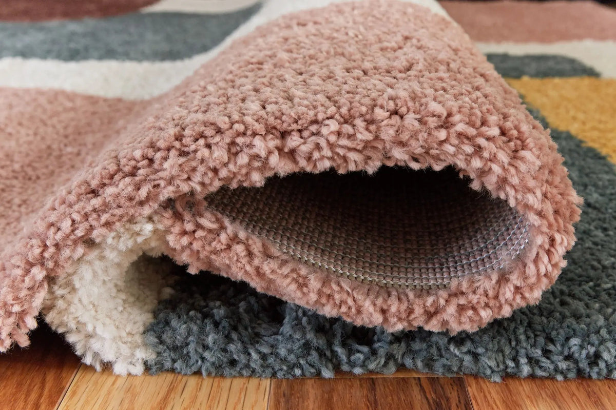 Flynnwick Area Rug | 93.75 x 120.25 Inch | High-Pile Plush | Contemporary Design