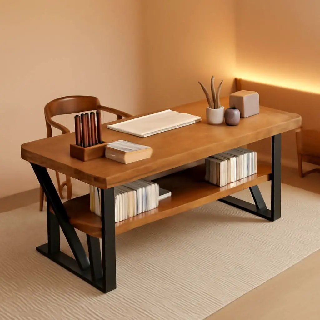 Black Iron Table Legs 28 Inches Industrial Strength from PriceLows™
